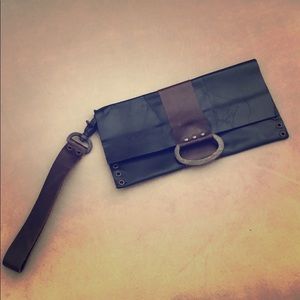 Hand-made NYC Leather Clutch by reBel designs